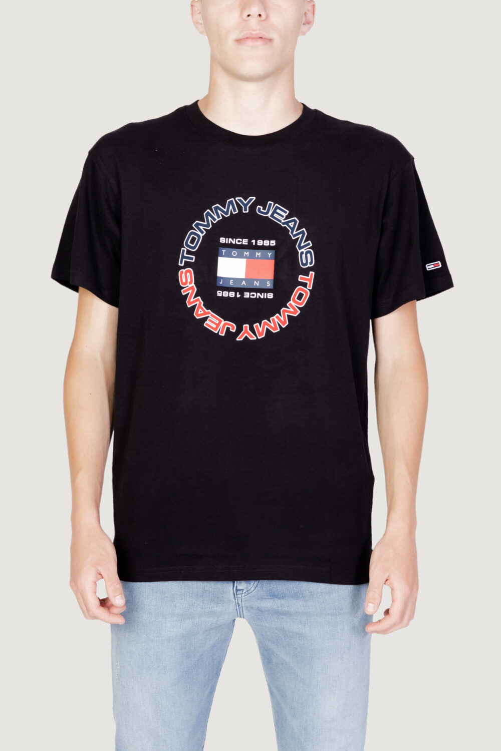 T-shirt Tommy Hilfiger Jeans TJM RLXD ATHLETIC TEE Nero - Foto 1