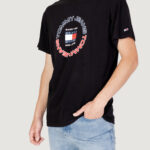 T-shirt Tommy Hilfiger Jeans TJM RLXD ATHLETIC TEE Nero - Foto 4