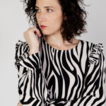 Bluse manica lunga Vila Clothes VIFINI O-NECK L/S TOP - NOOS Bianco - Foto 3
