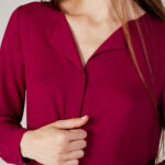 Bluse manica lunga Vila Clothes VILUCY L/S SHIRT - NOOS Bordeaux - Foto 2