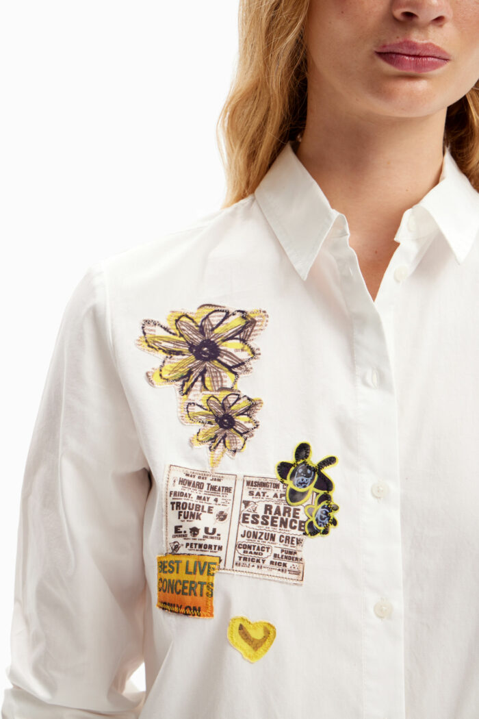 Camicia manica lunga Desigual VENECIA Bianco