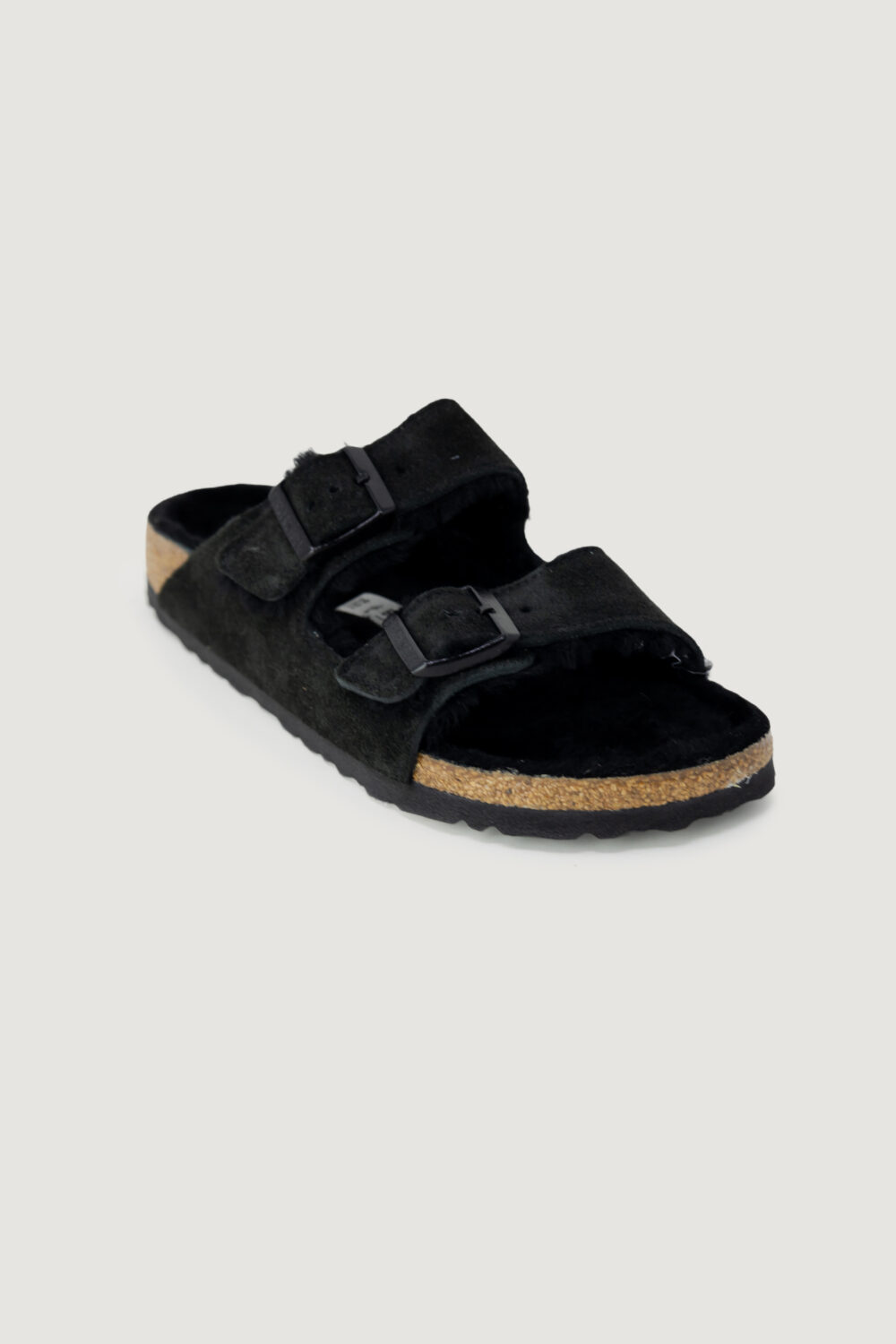 Ciabatte con fascia BIRKENSTOCK Arizona Shearling Nero - Foto 3