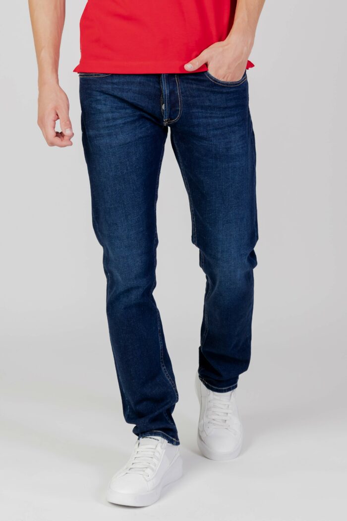 Jeans slim Replay GROVER Blu