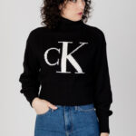 Maglione Calvin Klein Jeans BLOWN UP CK LOOSE SW Nero - Foto 1