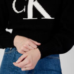 Maglione Calvin Klein Jeans BLOWN UP CK LOOSE SW Nero - Foto 5