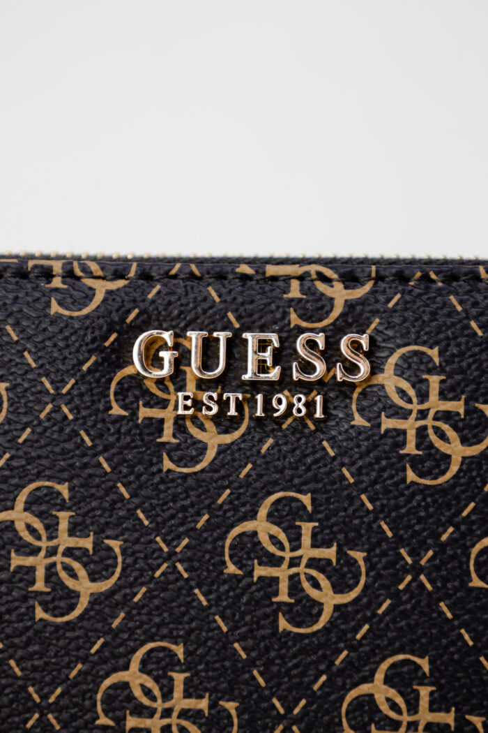 Portafoglio piccolo Guess LAUREL Marrone
