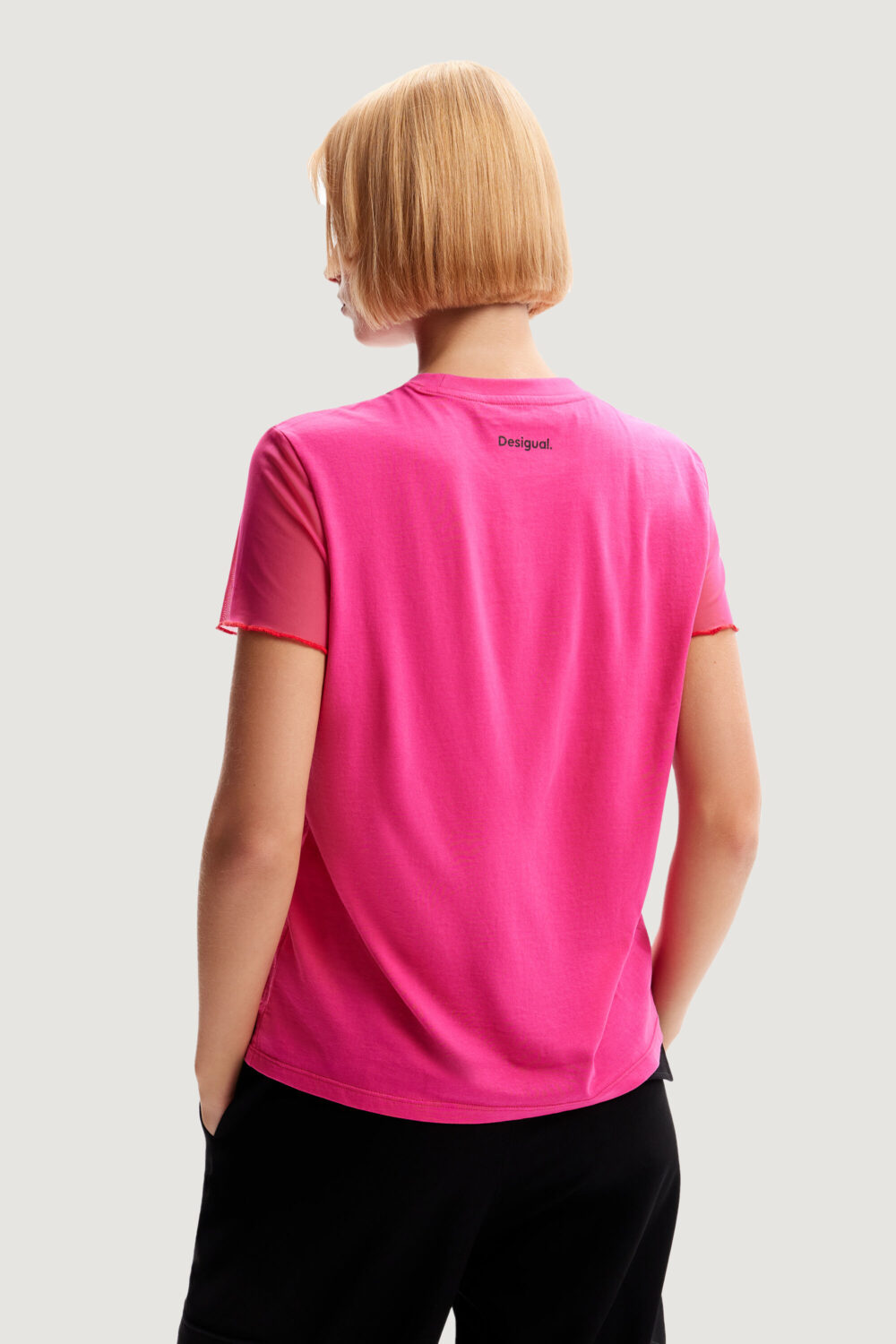T-shirt Desigual LOVE Fuxia - Foto 2