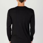 T-shirt manica lunga Tommy Hilfiger Jeans TJM CLSC LINEAR CHES Nero - Foto 3
