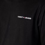 T-shirt manica lunga Tommy Hilfiger Jeans TJM CLSC LINEAR CHES Nero - Foto 4