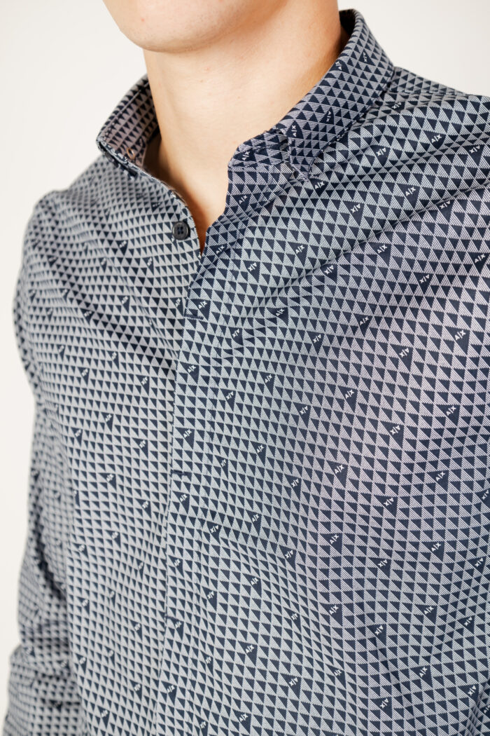 Camicia manica lunga Armani Exchange  Blu