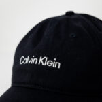 Cappello con visiera Calvin Klein Sport 6 PANEL RELAXED CAP Nero - Foto 2