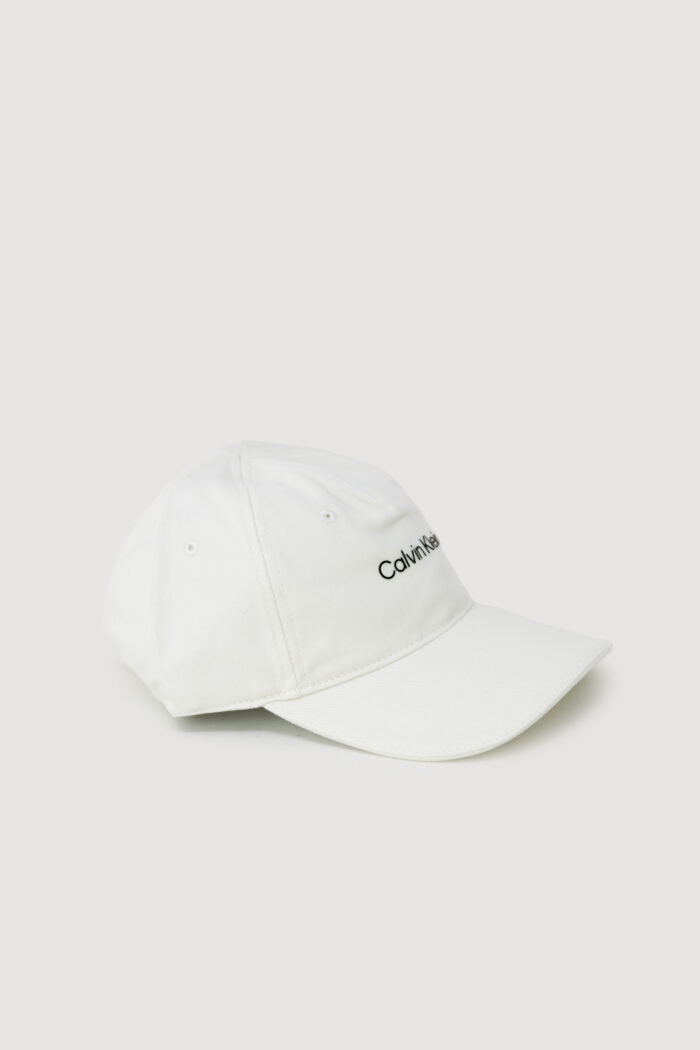 Cappello con visiera Calvin Klein Sport 6 PANEL RELAXED CAP Panna