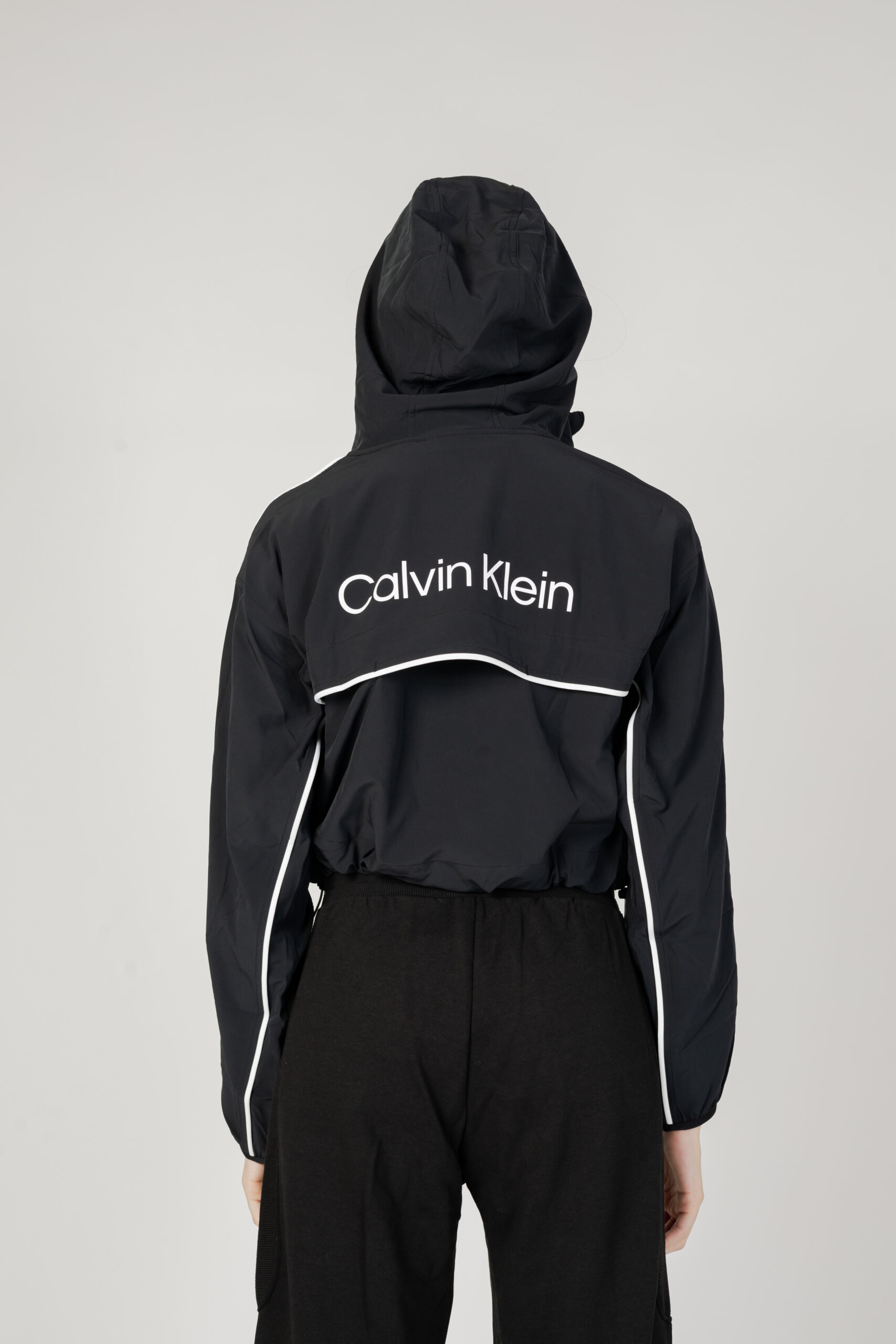 Felpa con cappuccio Calvin Klein Sport PW - Windjacket Nero | Goccia Shop