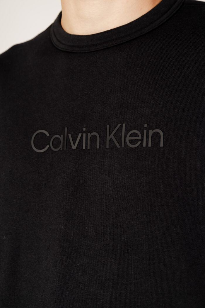 Felpa senza cappuccio Calvin Klein Sport PW – PULLOVER Nero
