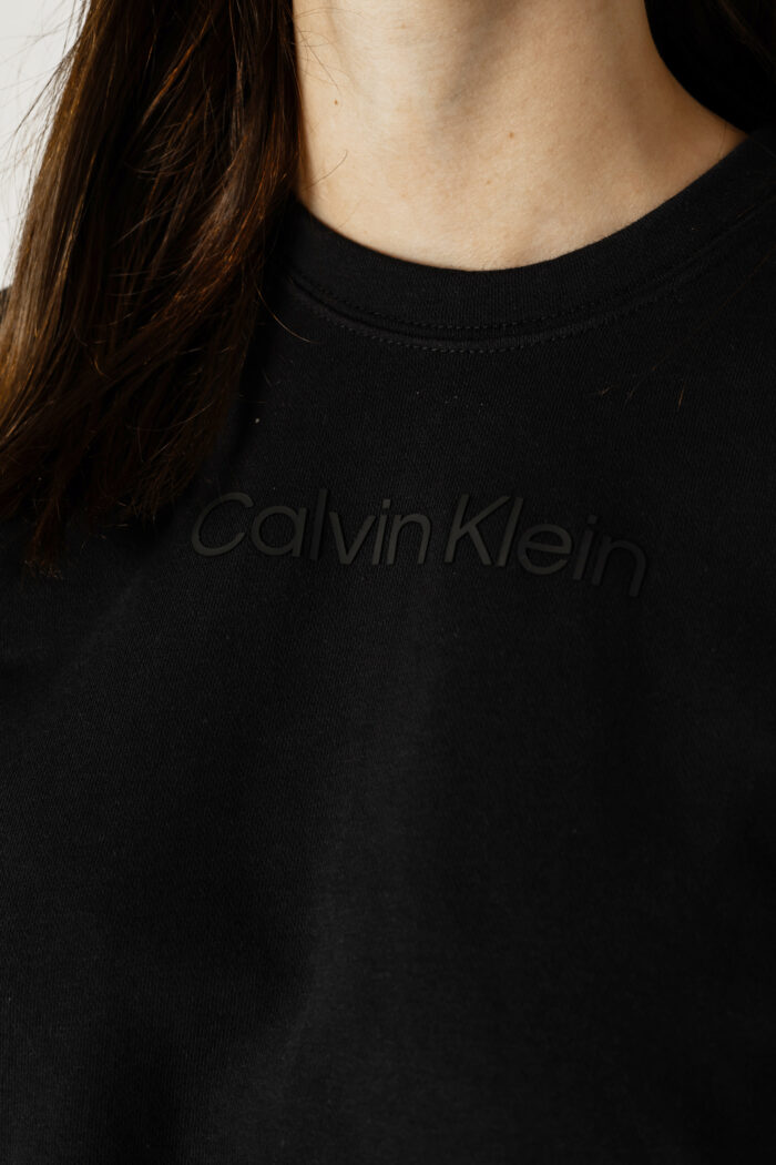 Felpa senza cappuccio Calvin Klein Sport PW – Pullover 00GWS3W301BAE Nero