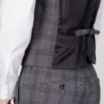 Gilet da completo Antony Morato SLIM FIT IN TESSUTO MISTO Nero - Foto 5