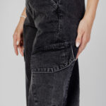 Jeans baggy Only ONLPERNILLE HW CARGO JOGGER DNM CRO Nero - Foto 2