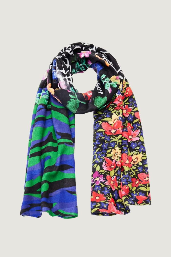 Pashmina Desigual HIGH FLOWERS Blu