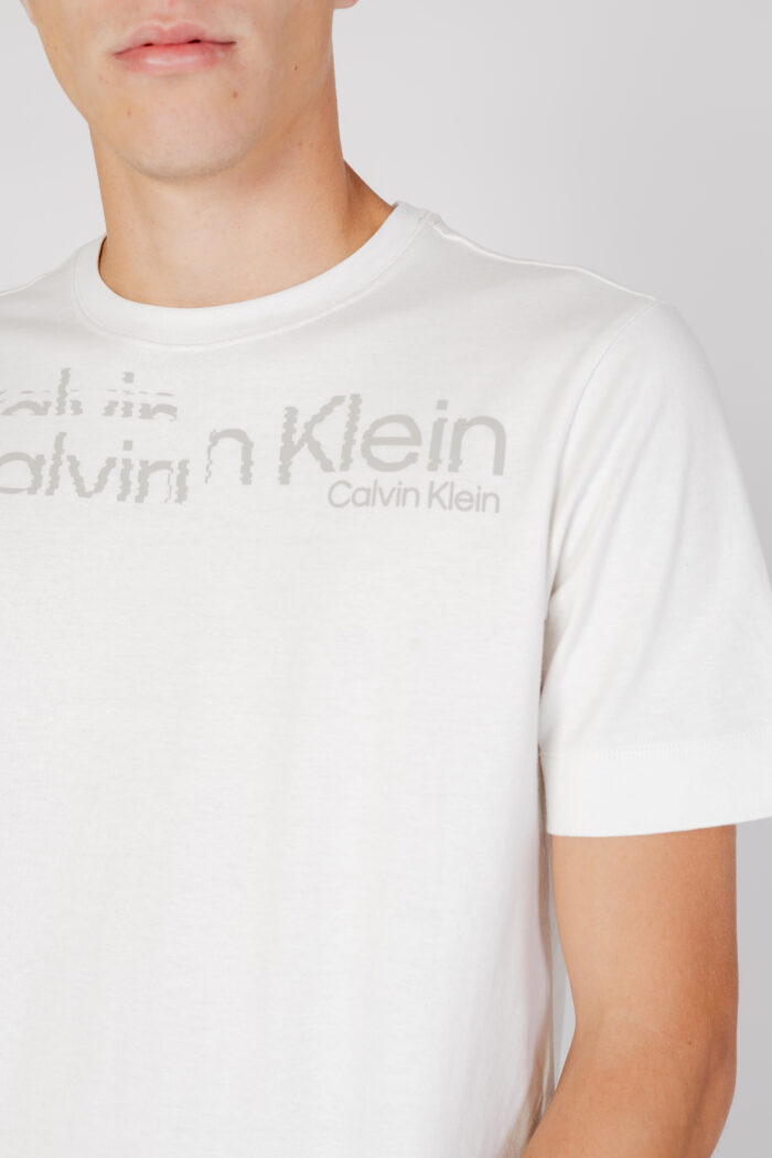 T-shirt Calvin Klein Sport PW – S/S – GRAPHIC T Panna