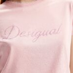 T-shirt Desigual MAYA Rosa - Foto 5