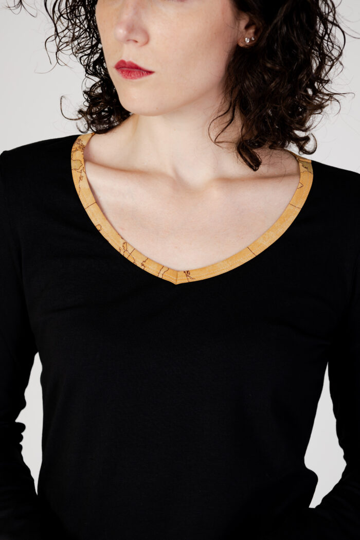 T-shirt manica lunga Alviero Martini Prima Classe  Nero