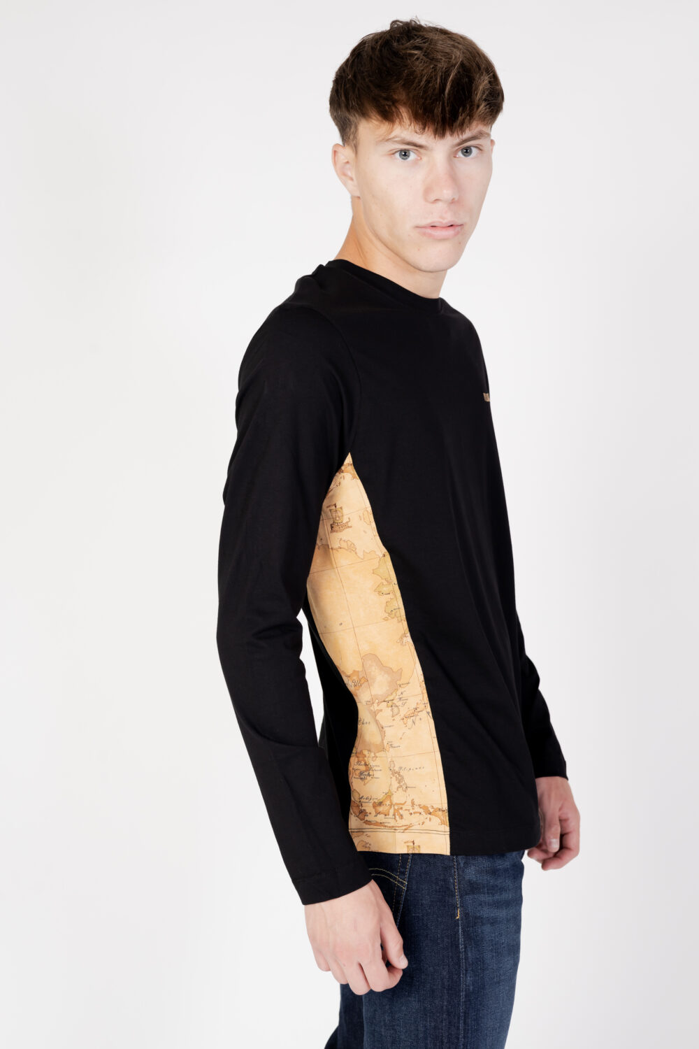 T-shirt manica lunga Alviero Martini Prima Classe  Nero - Foto 3