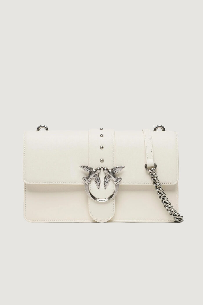 Borsa Pinko LOVE ONE CLASSIC CL. VIT. SETA Bianco