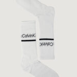 Calzini Lunghi Calvin Klein CKJ MEN SOCK 4P LOGO STRI Nero - Foto 5
