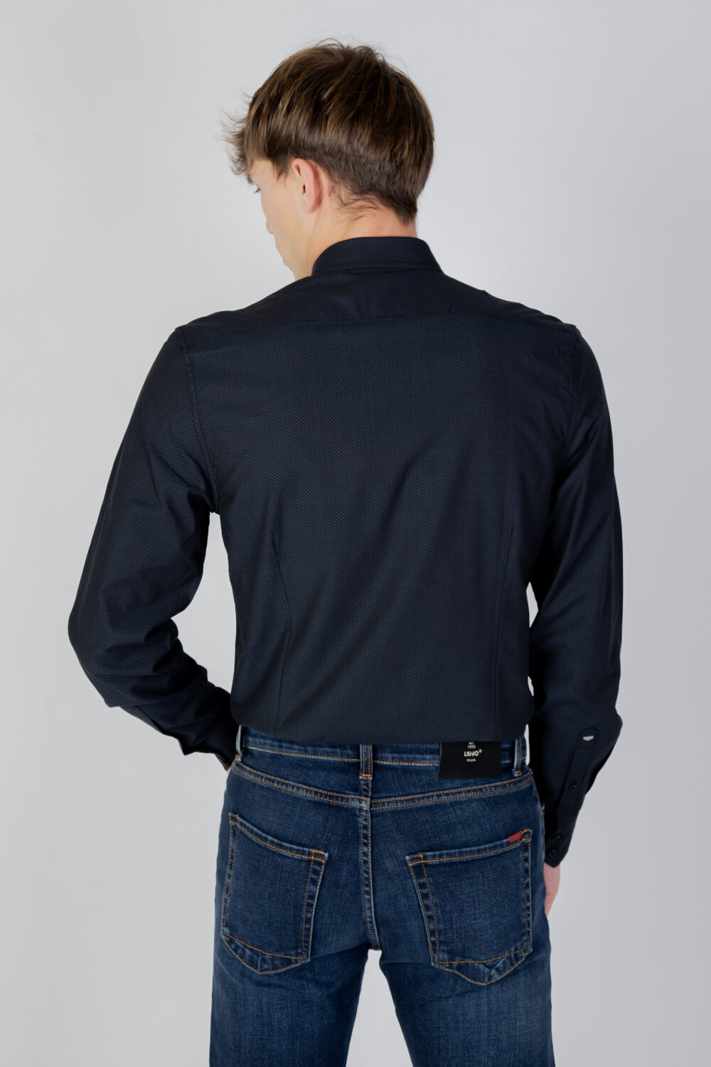 Camicia manica lunga Antony Morato NAPOLI SLIM FIT Blu - Foto 3