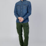 Camicia manica lunga GAS KANT X Blue Denim - Foto 5