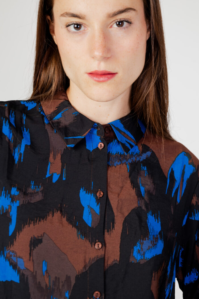 Camicia manica lunga Vila Clothes VIDOGMA RIA L/S LONG SHIRT/SU Blu