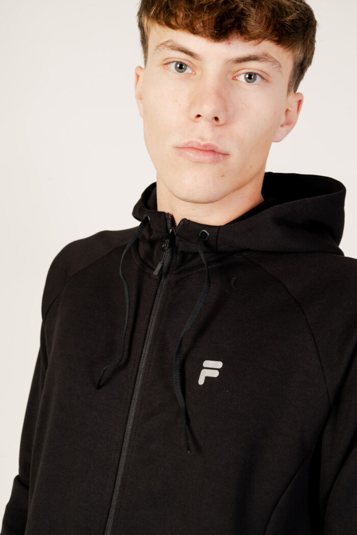 Felpa con cappuccio Fila ROMULUS hooded track Nero