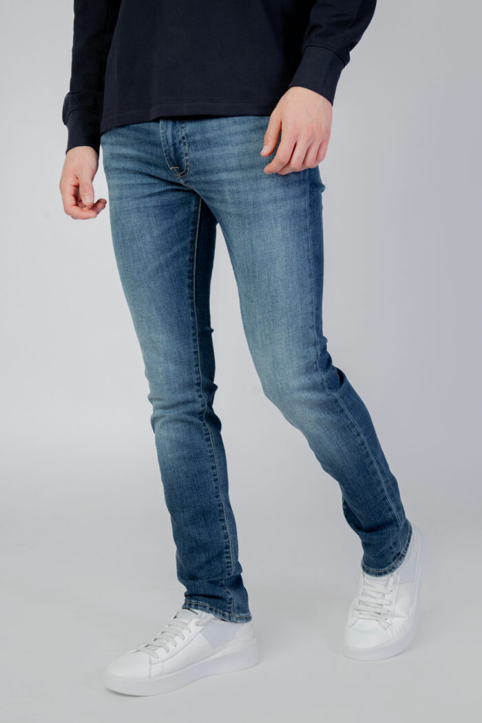 Jeans skinny Gas SAX ZIP REV Denim chiaro