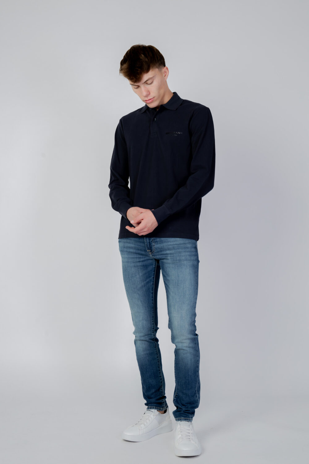 Jeans skinny GAS SAX ZIP REV Denim chiaro - Foto 3