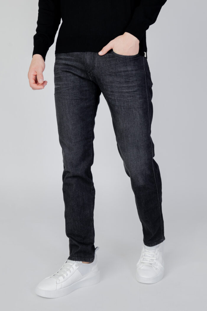 Jeans slim Replay ANBASS Nero