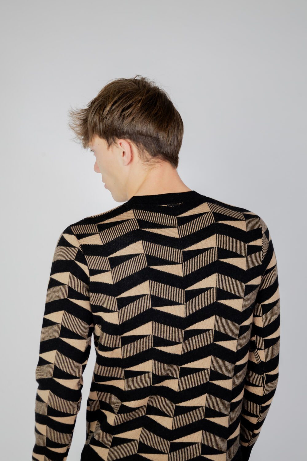 Maglione Antony Morato REGULAR FIT IN FILATO Beige scuro - Foto 4