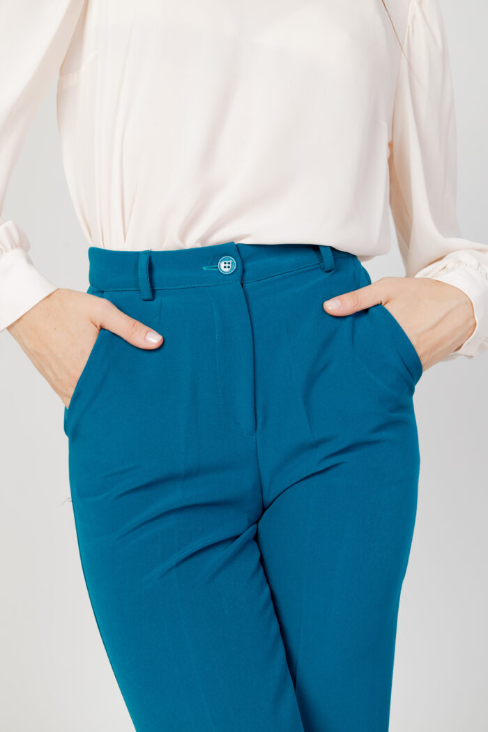 Pantaloni a palazzo Hanny Deep  Petrolio