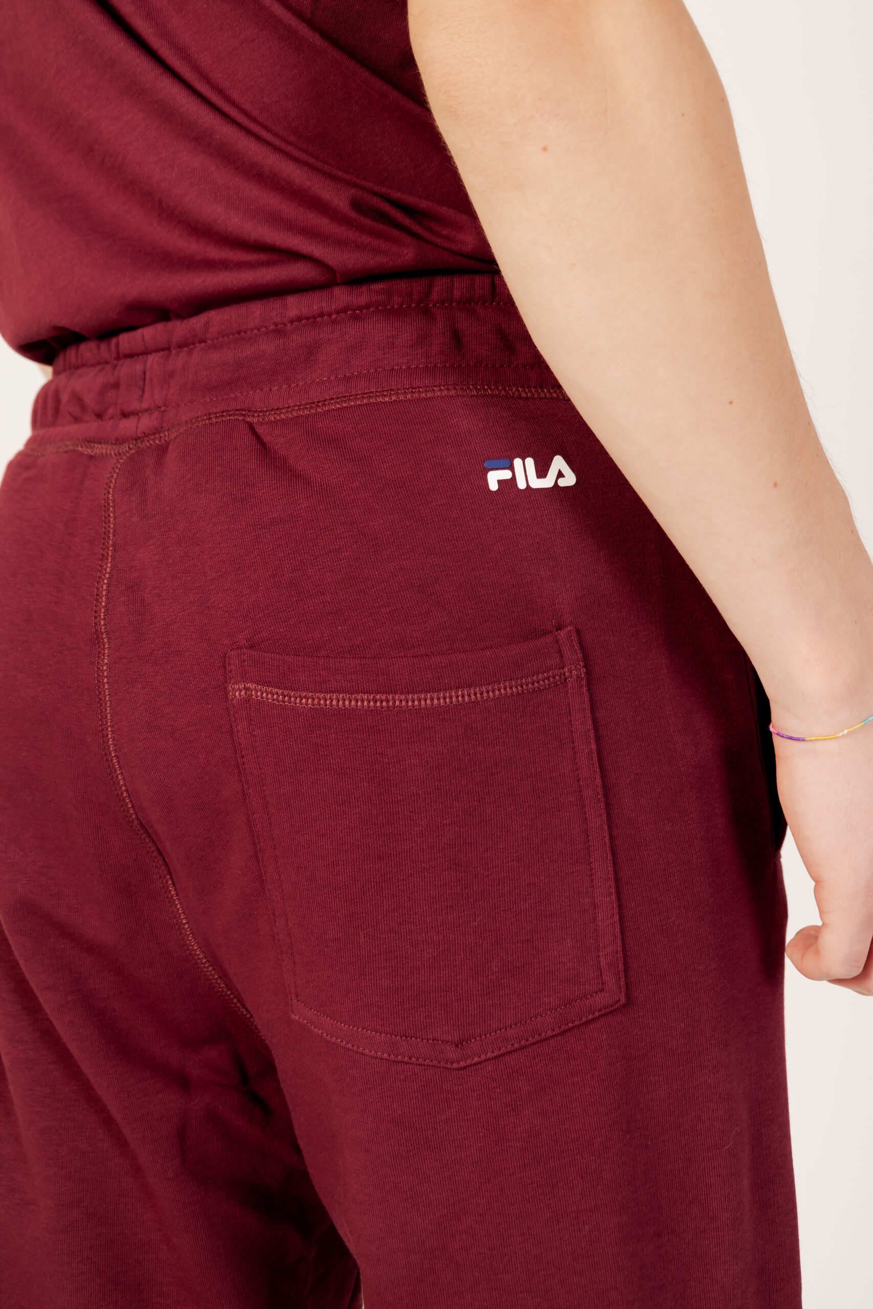 Pantaloni fila sales bordeaux