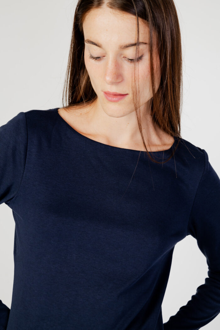 T-shirt manica lunga Street One Style QR new Lanea Blu