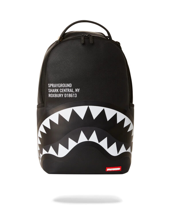 Zaino Sprayground SHARK CENTRAL 2.0 BLACK ON GREY SP DLXSV BACKPACK Nero - Foto 1
