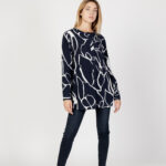 Bluse manica lunga Street One Printed longbl w tape Blu - Foto 5