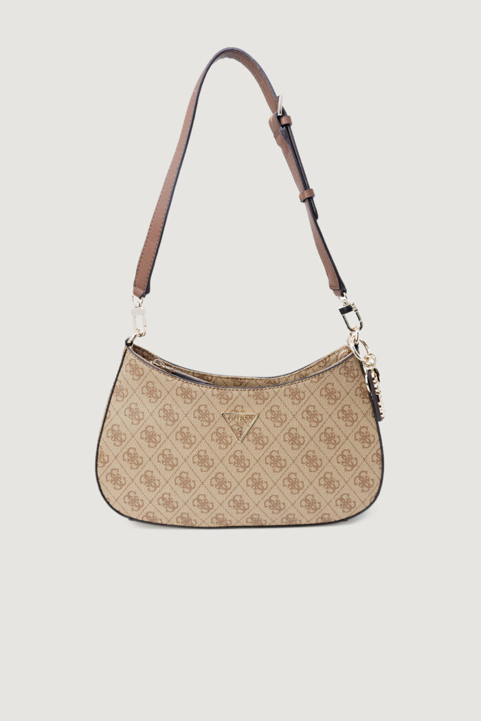 Borsa Guess NOELLE GIRLFRIEND SA Beige scuro