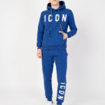 Felpa con cappuccio Icon LOGO Blu - Foto 5