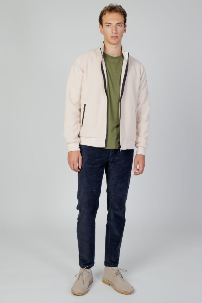 Felpa senza cappuccio Aquascutum ACTIVE ONE COLOR SHERPA Beige