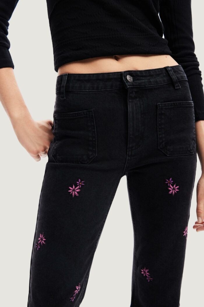 Jeans mom Desigual VIDIN Nero