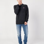 Maglione Tommy Hilfiger Jeans TJM REG TONAL XS BAD Nero - Foto 5