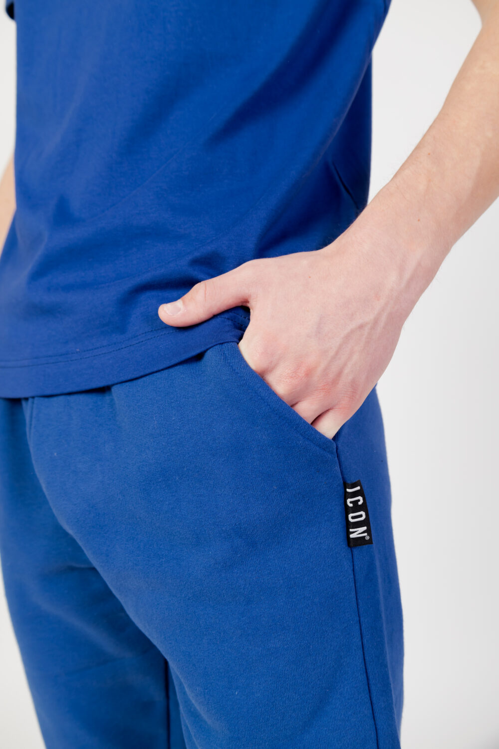 Pantaloni sportivi Icon LOGO Blu - Foto 2
