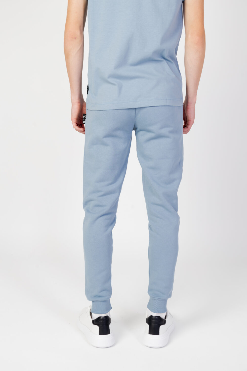 Pantaloni sportivi Icon LOGO Celeste - Foto 3