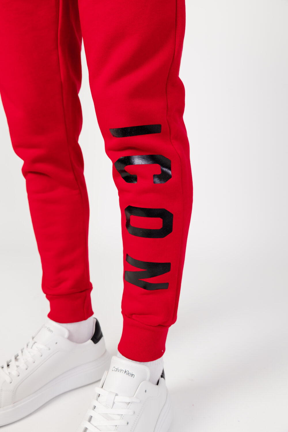 Pantaloni sportivi Icon LOGO Rosso - Foto 2