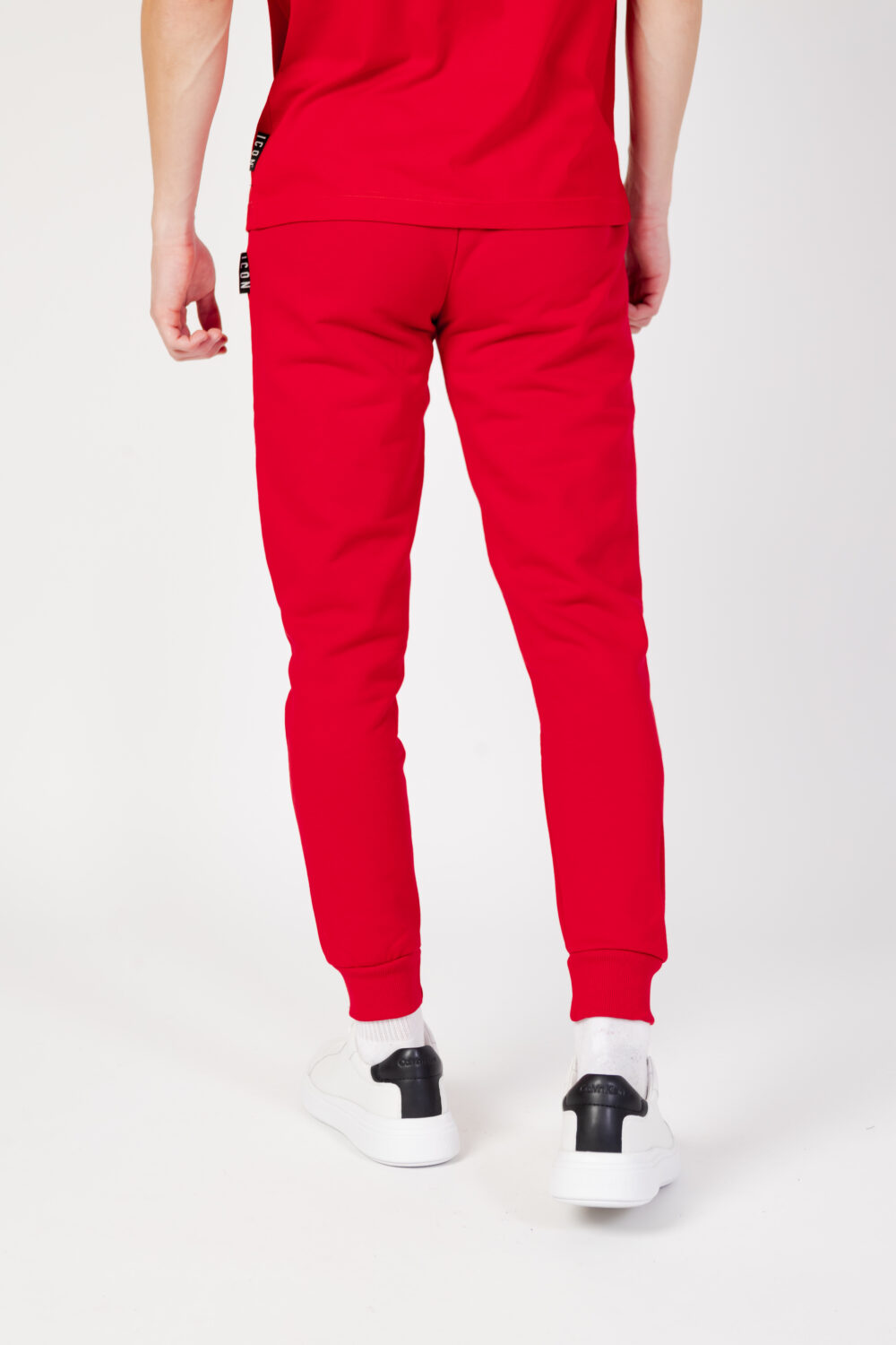 Pantaloni sportivi Icon LOGO Rosso - Foto 3